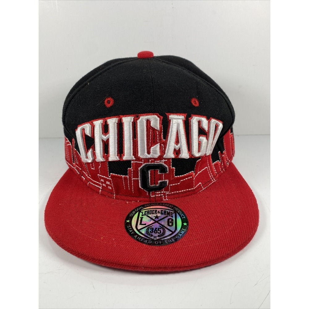 Leader Of The Game Chicago Bulls City Embroidered NBA Basketball Snapback Hat‎